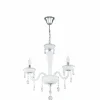 Luminaires Eglo Suspension Eglo CARPENTO Chrome, 3 lumières* Lampes En Verre