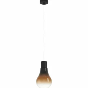 Luminaires Eglo Suspension Eglo CHASELY Noir, 1 lumière* Lampes En Verre