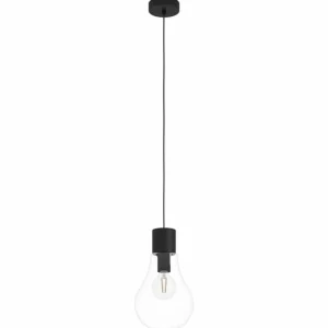 Luminaires Eglo Suspension Eglo CHASELY Noir, 1 lumière* Lampes En Verre