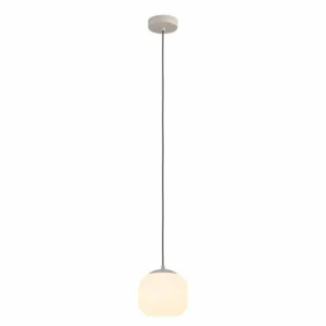 Luminaires Eglo Suspension Eglo COMINIO Taupe, 1 lumière* Lampes En Verre