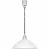 Luminaires Eglo Suspension Eglo LORD 2 Argenté* Lampes En Verre