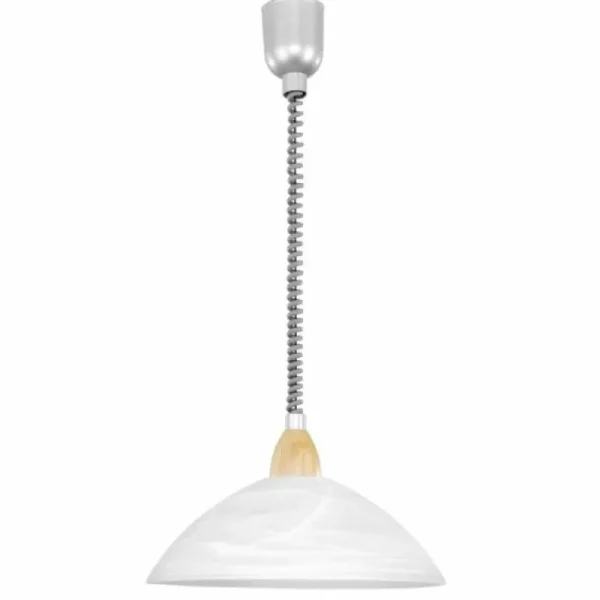 Luminaires Eglo Suspension Eglo LORD 2 Argenté* Lampes En Verre