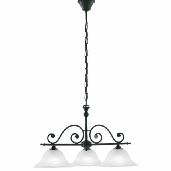 Luminaires Eglo Suspension Eglo MURCIA Noir* Lampes En Verre