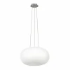 Luminaires Eglo Suspension Eglo OPTICA Nickel mat, 2 lumières* Lampes En Verre