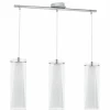 Luminaires Eglo Suspension Eglo PINTO Chrome* Lampes En Verre