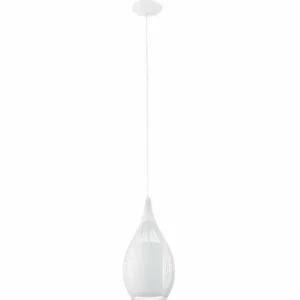 Luminaires Eglo Suspension Eglo RAZONI Blanc* Lampes En Verre