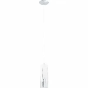 Luminaires Eglo Suspension Eglo RIVATO Chrome* Lampes En Verre