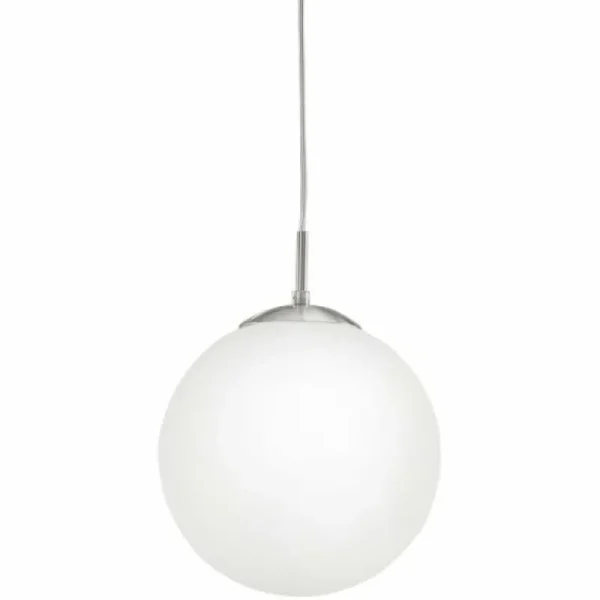 Luminaires Eglo Suspension Eglo RONDO Nickel mat* Lampes En Verre