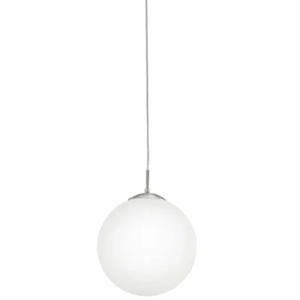 Luminaires Eglo Suspension Eglo RONDO Nickel mat* Lampes En Verre