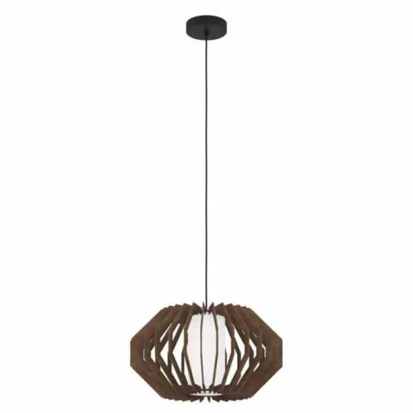 Luminaires Eglo Suspension Eglo RUSTICARIA Noir, 1 lumière* Lampes En Verre