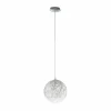 Luminaires Eglo Suspension Eglo VALENCA LED Chrome, 1 lumière* Lampes En Verre