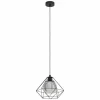 Luminaires Eglo Suspension Eglo VERNHAM Noir, 1 lumière* Lampes En Verre