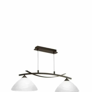 Luminaires Eglo Suspension Eglo VINOVO Brun foncé* Lampes En Verre