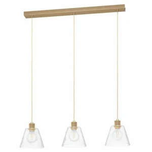 Luminaires Eglo Suspension Eglo-Leuchten COPLEY Or, 3 lumières* Lampes En Verre