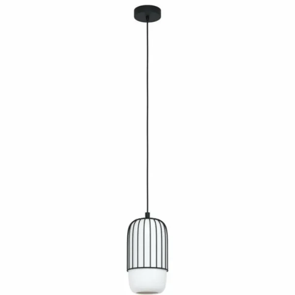 Luminaires Eglo Suspension Eglo-Leuchten MULEGES Noir, 1 lumière* Lampes En Verre