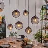 hofstein Suspension Evolene Noir, 6 lumières* Lampes Modernes