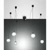 Luminaires Fabas Luce Suspension Fabas Luce Blog LED Noir, 1 lumière* Lampes En Verre