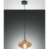 Luminaires Fabas Luce Suspension Fabas Luce Budelli Noir, 1 lumière* Lampes En Verre