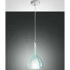 Luminaires Fabas Luce Suspension Fabas Luce Lila Blanc, 1 lumière* Lampes En Verre