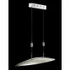 Luminaires Fischer & Honsel Suspension Fischer SHINE LED Nickel mat, 5 lumières* Lampes En Verre