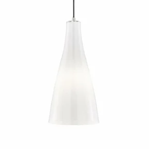 Luminaires Fischer & Honsel Suspension Fischer-Honsel Zeal Nickel mat, 1 lumière* Lampes En Verre