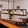 hofstein Suspension Foss Noir, 5 lumières* Lampes Modernes