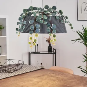hofstein Suspension Fremont LED Gris, 1 lumière, Télécommandes* Lampes Modernes