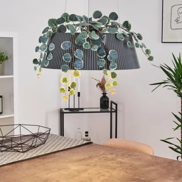 hofstein Suspension Fremont LED Gris, 1 lumière, Télécommandes* Lampes Modernes