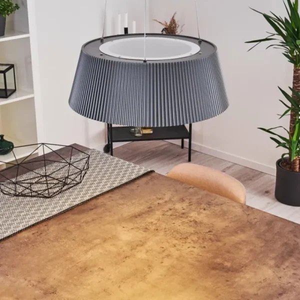 hofstein Suspension Fremont LED Gris, 1 lumière, Télécommandes* Lampes Modernes