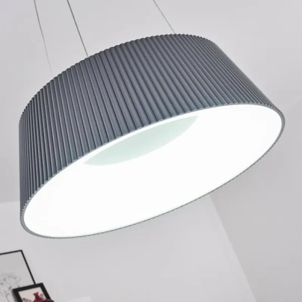 hofstein Suspension Fremont LED Gris, 1 lumière, Télécommandes* Lampes Modernes