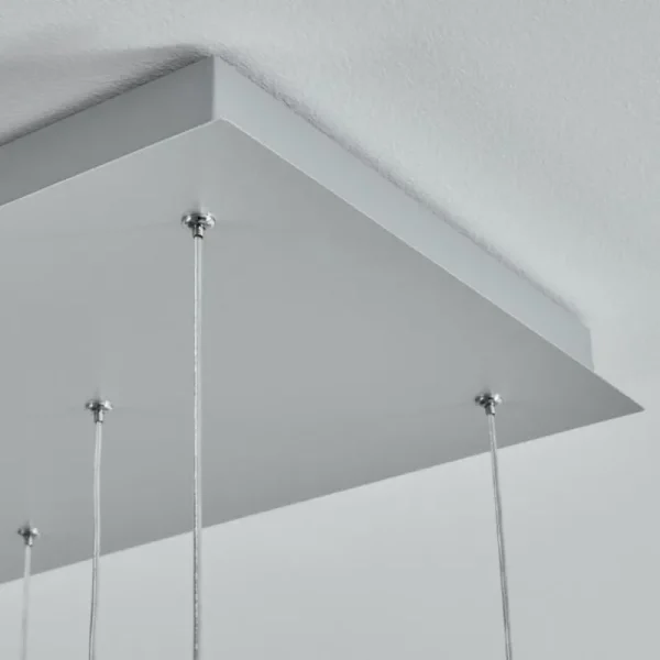 hofstein Suspension Freshwater LED Aluminium, 10 lumières* Lampes Modernes