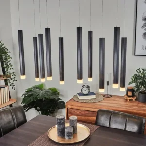 hofstein Suspension Freshwater LED Noir, 10 lumières* Lampes Modernes