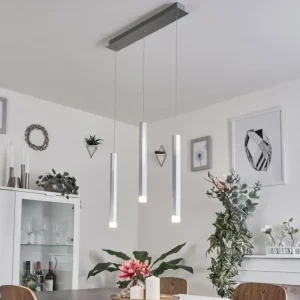 hofstein Suspension Freshwater LED Aluminium, 3 lumières* Lampes Modernes