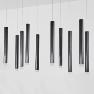 hofstein Suspension Freshwater LED Noir, 10 lumières* Lampes Modernes