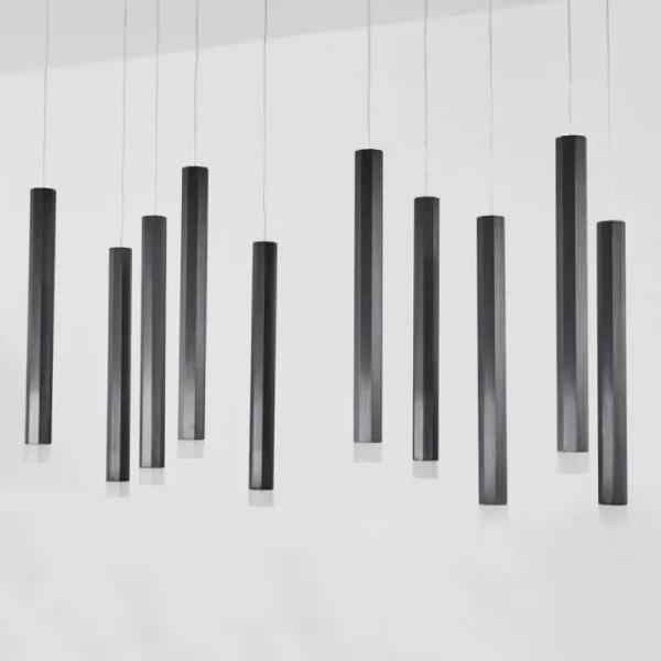 hofstein Suspension Freshwater LED Noir, 10 lumières* Lampes Modernes