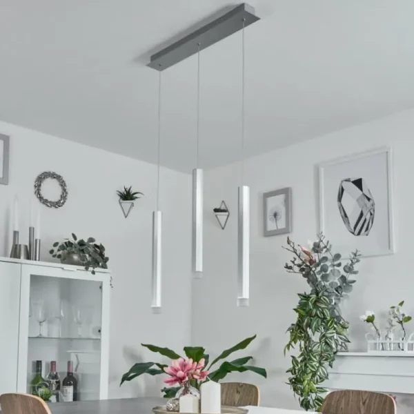 hofstein Suspension Freshwater LED Aluminium, 3 lumières* Lampes Modernes