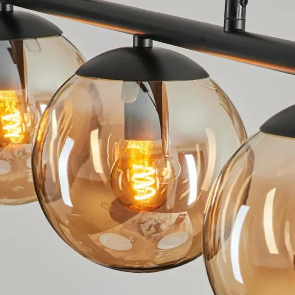 hofstein Suspension Gastor Ambre, 3 lumières* Lampes En Verre