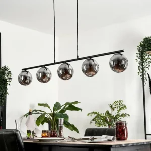 hofstein Suspension Gastor Fumé, 5 lumières* Lampes Modernes
