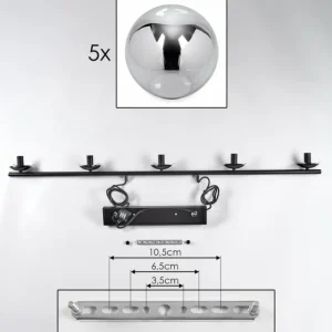 hofstein Suspension Gastor Fumé, 5 lumières* Lampes Modernes