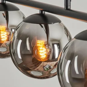 hofstein Suspension Gastor Fumé, 5 lumières* Lampes Modernes