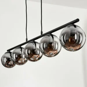 hofstein Suspension Gastor Fumé, 5 lumières* Lampes Modernes