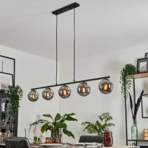 hofstein Suspension Gastor Fumé, 5 lumières* Lampes Modernes