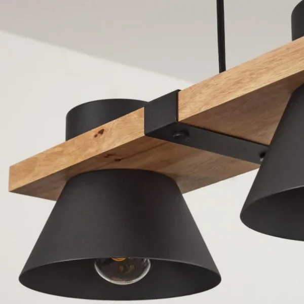 hofstein Suspension Gatangachi Noir, 3 lumières* Lampes Modernes