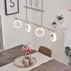 hofstein Suspension Globine LED Chrome, 4 lumières* Lampes Modernes