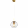 Luminaires Globo Lighting Suspension Globo ADARA Laiton, 1 lumière* Lampes En Verre