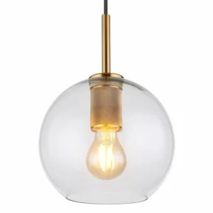 Luminaires Globo Lighting Suspension Globo ADARA Laiton, 1 lumière* Lampes En Verre