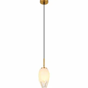 Luminaires Globo Lighting Suspension Globo BARCLEY Laiton, 1 lumière* Lampes En Verre