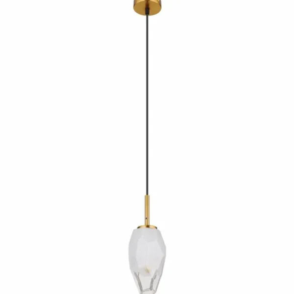 Luminaires Globo Lighting Suspension Globo BARCLEY Laiton, 1 lumière* Lampes En Verre