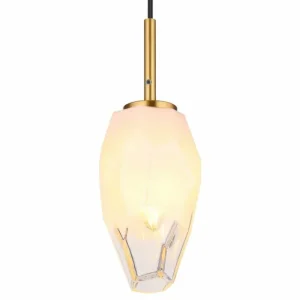 Luminaires Globo Lighting Suspension Globo BARCLEY Laiton, 1 lumière* Lampes En Verre