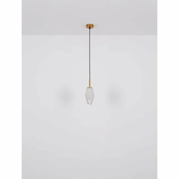 Luminaires Globo Lighting Suspension Globo BARCLEY Laiton, 1 lumière* Lampes En Verre